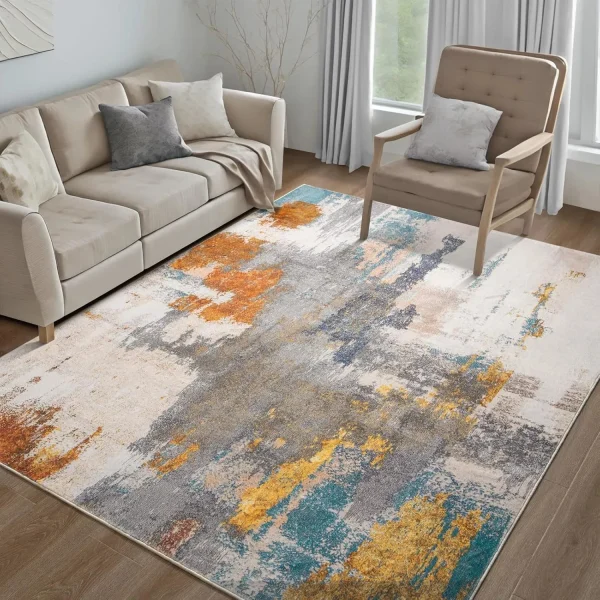 Machine Washable Non-Slip Rubber Backing Washable Carpet