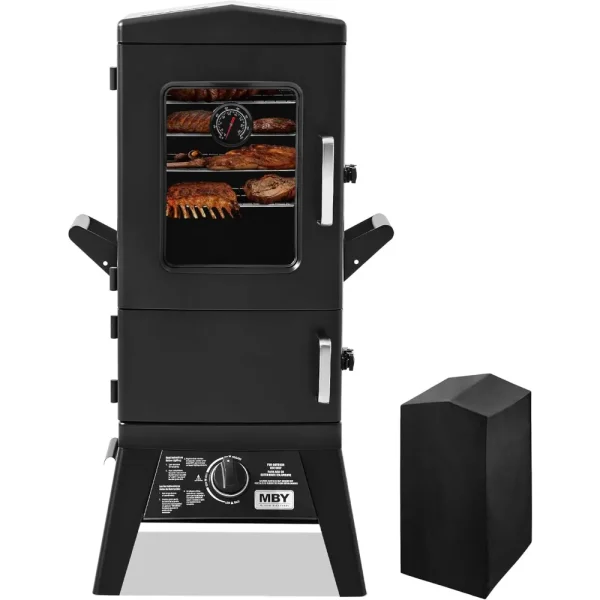 Vertical Gas Smoker Grill with Temperature Control