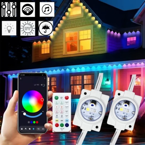 108FT Smart LED Module Permanent Outdoor Waterproof