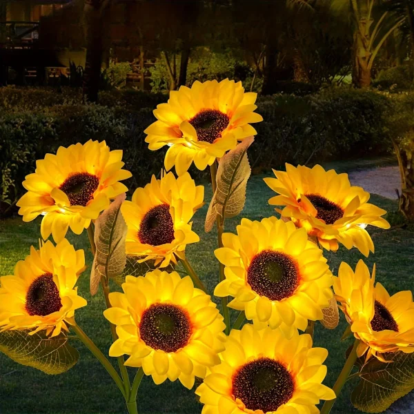 Realistic Solar Flowers Lights