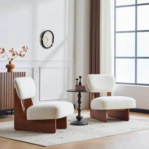 Mores Low Profile Accent Chair Set of 2
