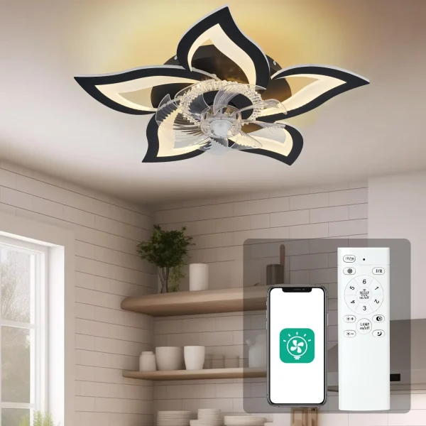 Ceiling Fans with Lights and Remote Fandelier