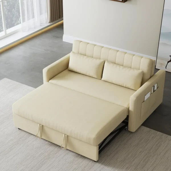 55'' Sofa Bed, Pull Out Sleeper Sofas Couch