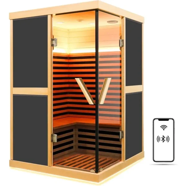 Far infrared sauna, 1980W phototherapy lamp
