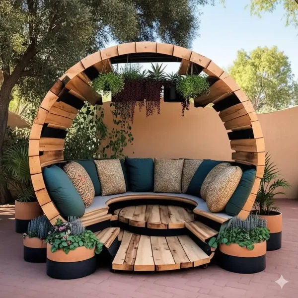 DIY Backyard Patio, Gazebo & Arbor