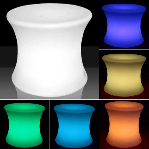 16" LED Color Light Up Bar Stool – Waterproof