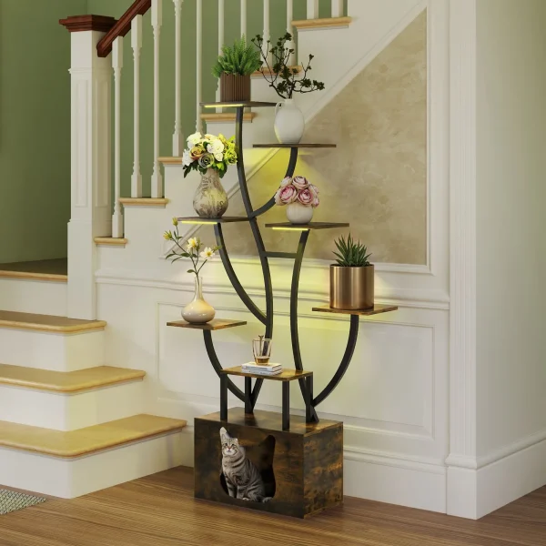 8 Tiered Corner Plant Stands