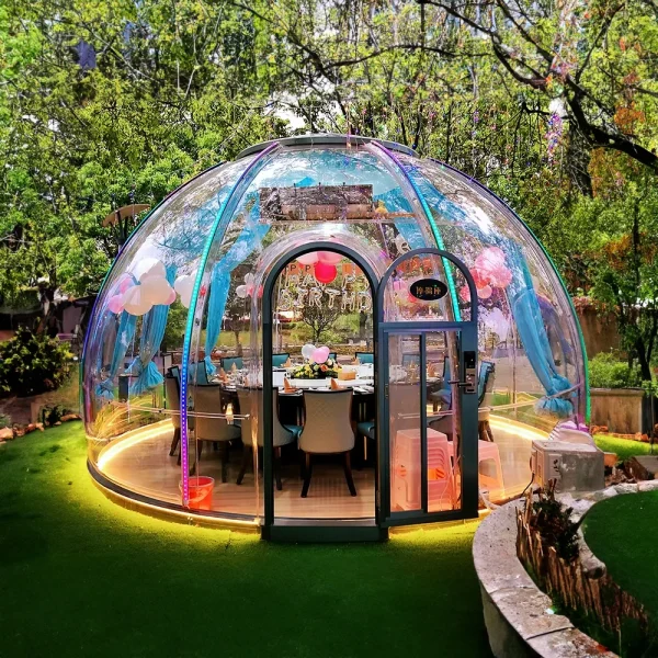 Outdoor Bubble Camping Transparent Starry Sky Dome Tent