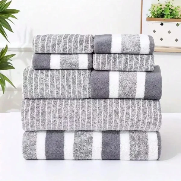 8-Piece Microfiber Towel Set