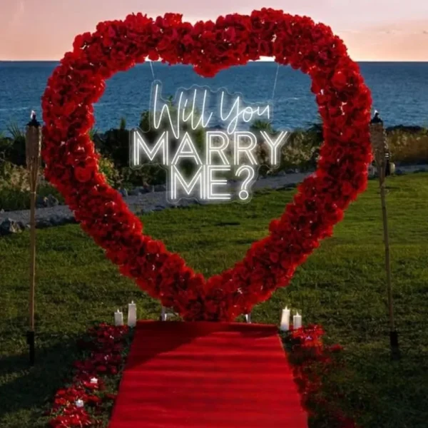 Will You Marry Me Neon Sign Custom