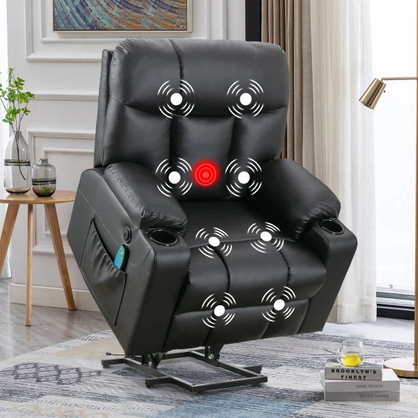 26" Extra Wide Lift Chair with Heat and Massage