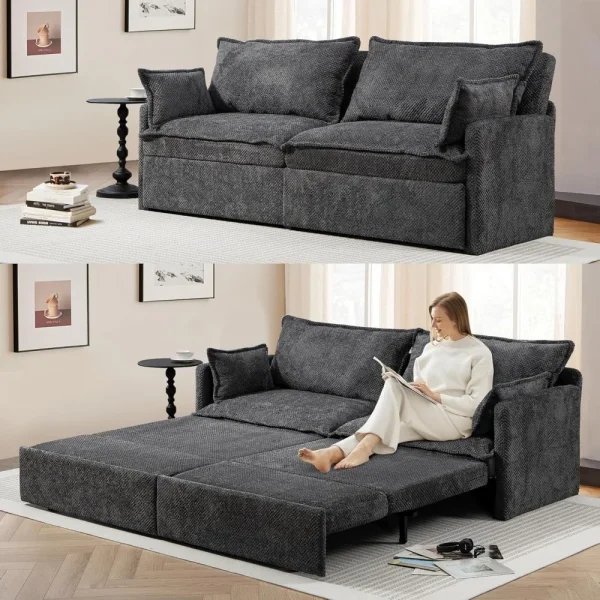 74" King Pull Out Sofa Bed
