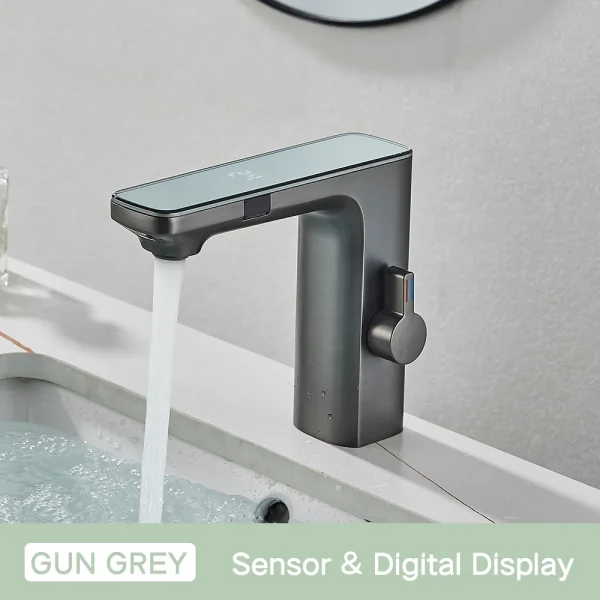 rozin Touchless Sensor Basin Faucet Smart Digital Display